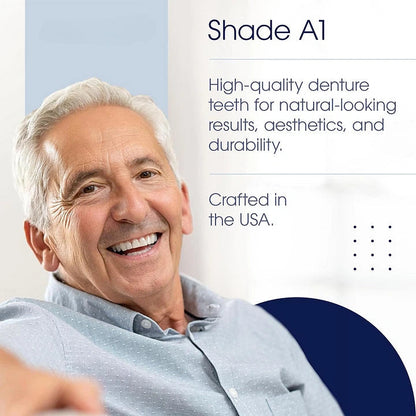 🔥Limited Time 50% OFF： 2nd ltem 60% Off🔥Acezozla® Medical Full Denture with Strong Suction ✅ Made and Shipped from the USA🍀