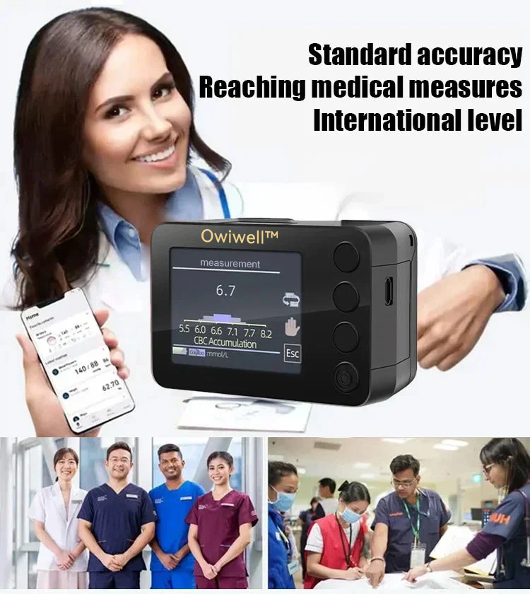 Advanced Non-Invasive Glucose Monitor 📊 Instant Blood Sugar Readings Without Finger Pricks 🩸❌
