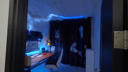 DIY "Thundercloud" lighting with LED and USB power supply🌈☁️