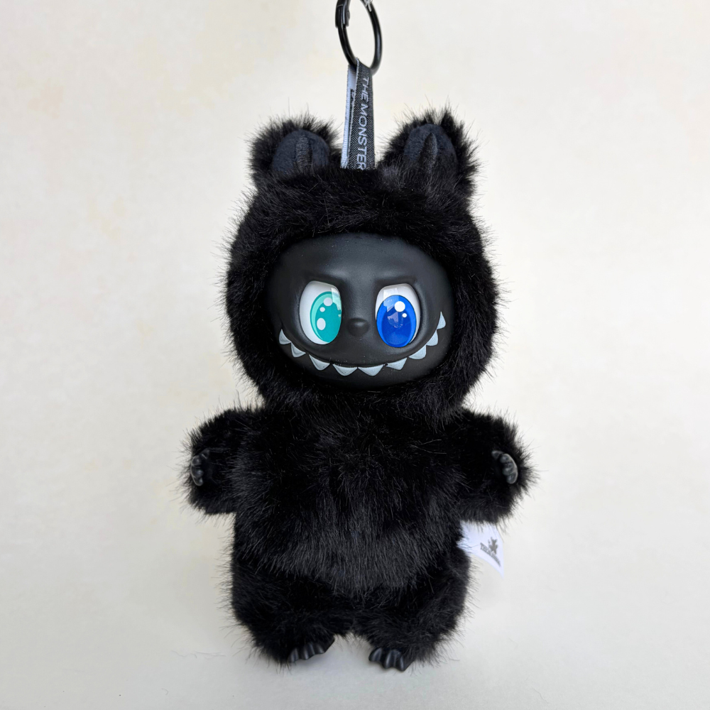 Bubu With Multicolor Fur-Squishy vinyl plush toy – perfect for stress relief!
