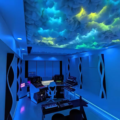 DIY "Thundercloud" lighting with LED and USB power supply🌈☁️