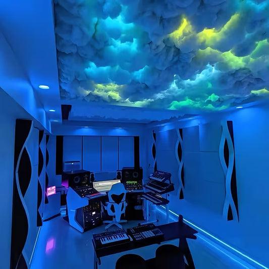 DIY "Thundercloud" lighting with LED and USB power supply🌈☁️