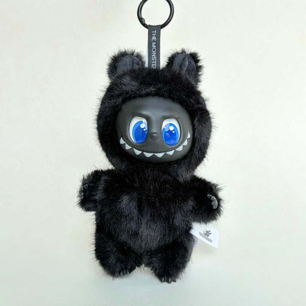 Bubu With Multicolor Fur-Squishy vinyl plush toy – perfect for stress relief!