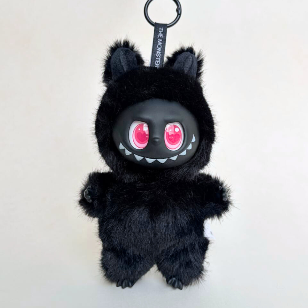 Bubu With Multicolor Fur-Squishy vinyl plush toy – perfect for stress relief!